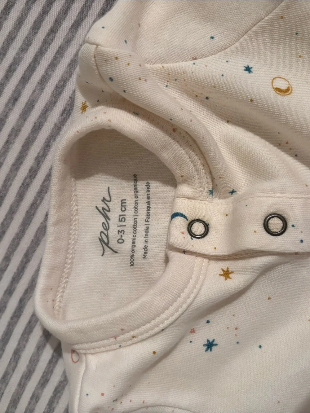 Pehr Cream celestial romper.